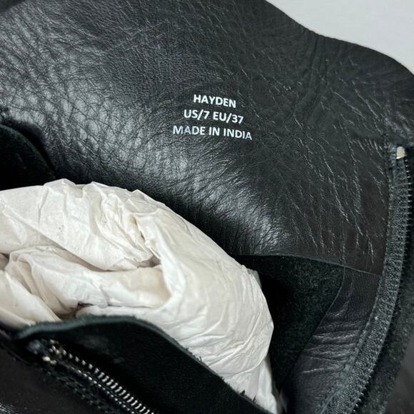 New Saint G Hayden Boot in Black Leather Women's Size EU 37 - Picture 7 of 8